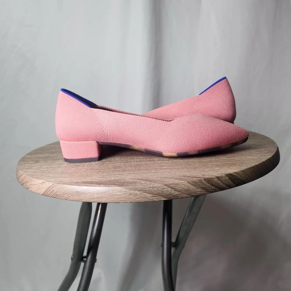 Rothy’s Women’s The High Point In Love Insole In Tulip Pink Shoes 7.5 Preppy